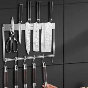 칼 정리대 자석 걸이 조리도구 싱크대 행거 30cm