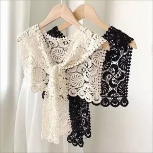 니트숄 펀칭케이프 여성 어깨숄 간절기 가디건 레이어드 4색