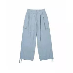 KODAK 경량 핀턱 와이드 팬츠 우먼 GREY