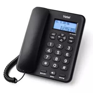 바텔 유선전화기 강력벨 무음벨 발신자표시 블랙/화이트 VF-N1000