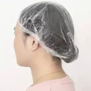 투명 일회용 헤어캡 염색 비닐헤어캡 100P 일회용비닐헤어캡