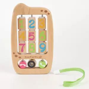 원목 아기전화기 돌아기 휴대폰 어린이 핸드폰 신생아장난감