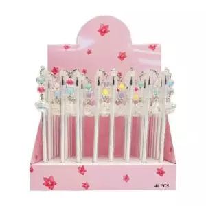 [문구/오피스] 젤펜 발바닥 문구류 고양이 디자인 액세서리 단품 슬림 블랙