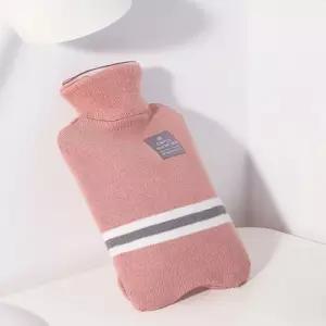 핫팩 워머 수면 보온 주머니 니트 커버 포함 2L