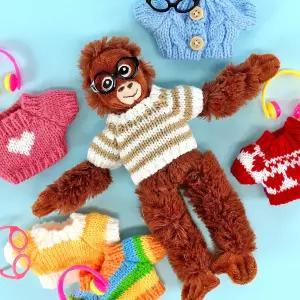 인형 옷 꾸미기 세트 3000 1박스 18개 (340) 솜인형