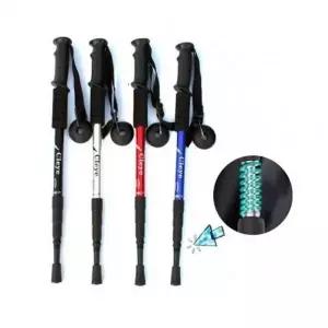 클라이 4단 등산용 스틱 접이식 일자형 등산 지팡이