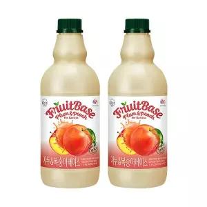 복음자리 자두 복숭아 베이스 1.8kg x 2개 (카페 에이드)