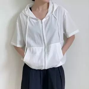 여성 반팔 후드집업 점퍼 자켓 -WJP0093- 여름