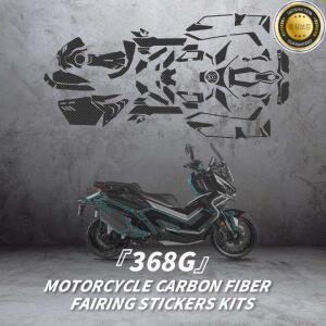 ZONTES 368G 액세서리에 사용되는 스티커 보호 탄소 섬유 본체 플라스틱 부품 오토바이