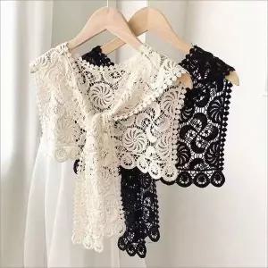 니트숄 펀칭케이프 여성 어깨숄 간절기 가디건 레이어드 4색