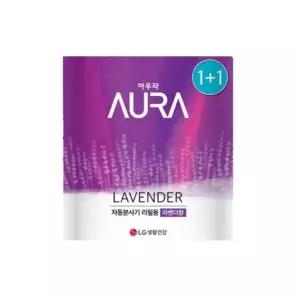 엘지생활건강 AURA 자동분사 라벤더 280ml x 2