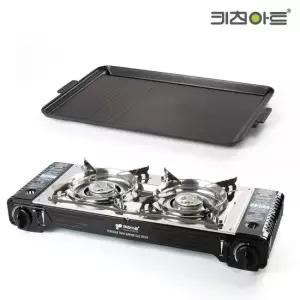 휴대용가스렌지 트윈 불판 세트 휴대용가스버너