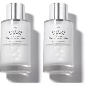 Le Monde Gourmand 르 몽 구르망 코코넛 우유 헤어 앤 바디 스프레이 미스트 - 베르가못, 바닐라, 향기 노