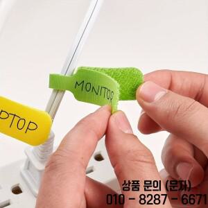 32개/16개 케이블 태그 나일론 소재 모니터 PTOP 및 관리 전자제품 컴퓨터용 라벨이 있는 비브레이드형 무