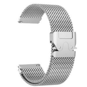 [미국배송] 22MM 스트랩용 조절 가능한 낙하산 스타일 버클이 있는 남성용 HRYKJ 밀라노 메시 워치 밴드