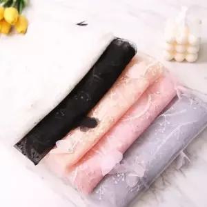 플라워 패턴 망사 레이스 원단 1마 의류 부자재 DIY 소품 만들기 재료