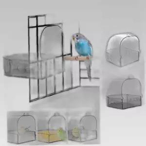 앵무새 외부 욕조 모이통 새장 화장실 목욕통 다기능