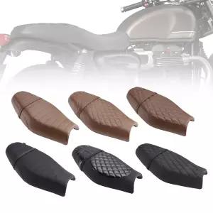 호환  Topteng 완전한 쿠션 라이더 조수석 Blackc는 스트리트 트윈 스피드 트윈 900 BrownC에 적합