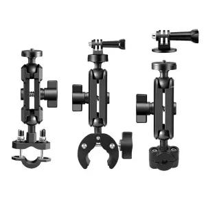 오토바이 브라켓 액션캠 더블 클립 거치대