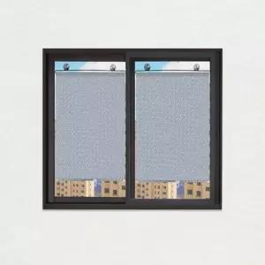 롤 블라인드 창문 방염 암막스크린 실버 37X125cm 암막블라인드 암막커튼 창문햇빛가리개