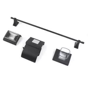 블랙 블랙욕실장식세트 욕실악세사리블랙 욕실세트장식 욕실세트