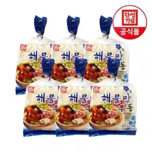 [NS홈쇼핑]한성기업 해물맛 우동 2인분 423g X 6개[35807601]