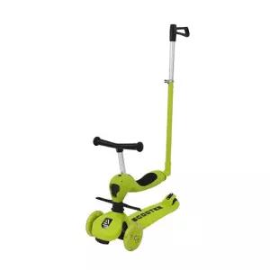 알파카 퍼스트 킥보드 3in1 탈부착식 그린 어린이 유아 씽씽이 붕붕카 (부모조향핸들바 포함)