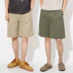 [해리슨] 투핀턱 코튼 나일론 밴딩 쇼츠 BA-3009 SAN1029