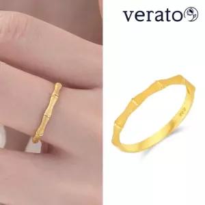 베라토 24K 순금 뱀부 반돈 반지 1.875g