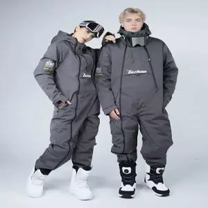 점프수트 스키복 일체형 방한복 슈트 남녀공용 우주복