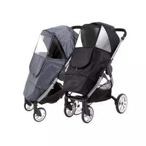 (하삐)맘스포유양대면 절충형/디럭스 유모차 사계절 방풍커버