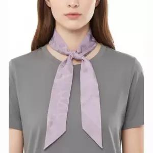 MUST IT_ V 로고 시그니처 실크 스카프 5W0E6017 IUQ GY15W2E6017 GY1)