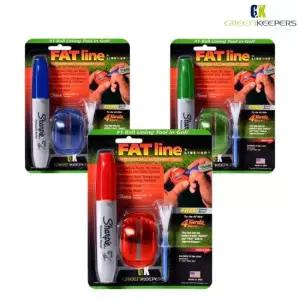 그린키퍼스 팻라인 볼라이너 샤피 펜 4야드더 골프티 세트 FATline 3가지색상 TA3788086