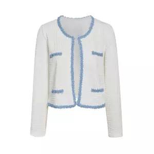 [롯데백화점]제이제이지고트 배색 트위드 라인 가디건  GS5N0CD531