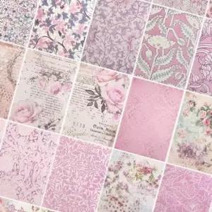 [문구] 다이어리꾸미기 다꾸 페이퍼 100매 로맨틱서곡 다이어리데코