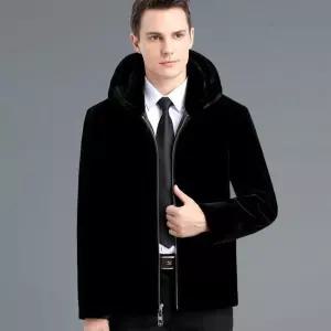 남성 캐주얼 밍크코트밍크풀카 항공 밍크전체코트밍크털 좋아하는 가죽헤닝밍크 여자친구가 점퍼 MODU1