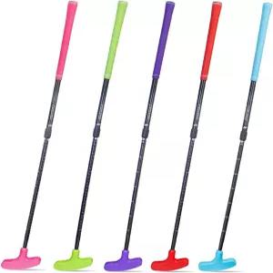 크레스트골프 5팩 남녀용 양방향 퍼터 주니어 및 길이 조절 클럽 세트