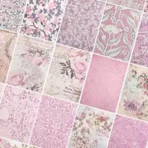 [문구/오피스] 다이어리 꾸미기 페이퍼 100매 로맨틱 디자인 다꾸 소품