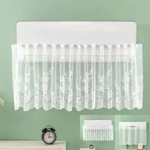 레이스 에어컨 벽걸이 바람막이 가리개 인테리어 덮개 커버 직풍방지 방진커버 장식커버