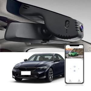 BMW 호환 3 시리즈 G20/G28/G21 & M3 G80/G81 2020-2024용 4K 블랙박스, 2160P 와이파이 앱 제어, 야간 시