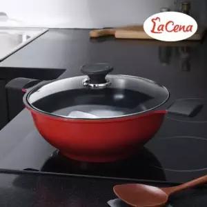 라체나 메이플트리 IH냄비 32cm 점보웍 후라이팬 프라이팬