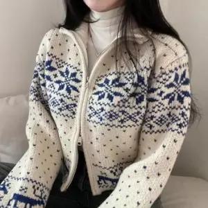 [SBD] 노르딕 가디건 눈꽃 집업 투웨이