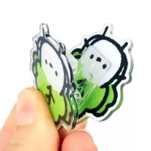 아크릴 식재료 캐릭터 집게 캐릭터문구 다꾸집게