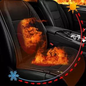 블랙/브라운/베이지 자동차 열선 시트 쿠션 2V 24V 겨울용 따뜻한 차량용 난방 담요 워머 패드 모든 계절용