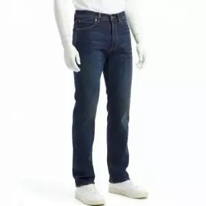 MUST IT_ 커트 진 인디고 다크 스톤 워시 데님 청바지 2N574787D 07ID