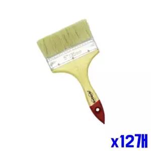 bns 가벼운 우드 페인트 붓 x12개 빽붓 청소붓 젯소붓