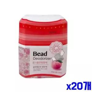 bns 겔타입 방향제 200g 복숭아향 x20개 실내용방향제