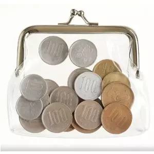 bns 투명 동전 지갑 파우치 여행용 화장품 동전지갑 보관 코인