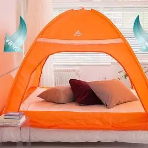 원터치 양문형 방한 텐트 난방 보온 겨울 난방비 절감 텐트