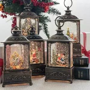 bns 크리스마스 직사각 랜턴 워터볼 5type